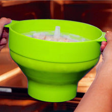 Load image into Gallery viewer, Silicone Popcorn Popper Bowl