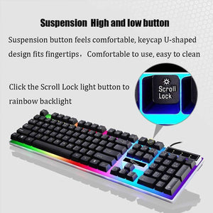 LED Light Keyboard Set