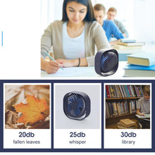 Load image into Gallery viewer, Portable Desktop Table Cooling Fan