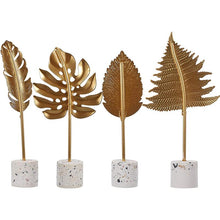 Load image into Gallery viewer, Golden Leaves Ornaments