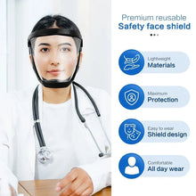 Load image into Gallery viewer, Full Face Protection Large Transparent Face Shield