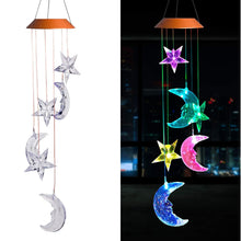 Load image into Gallery viewer, Moon &amp; Stars Solar Light