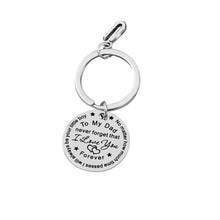 Load image into Gallery viewer, SANK® To My Dad/Mom Keychain (Letter pendant)