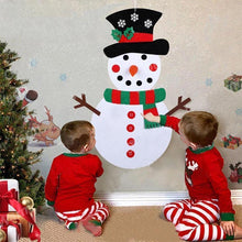 Load image into Gallery viewer, DIY Felt Christmas Snowman Set