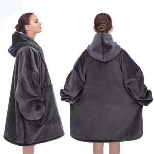 Cozy Hoodie Blanket Oversized Blanket Sweatshirt For Adults & Children