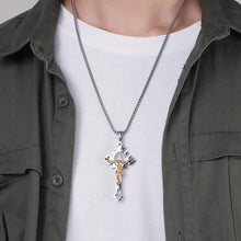 Load image into Gallery viewer, Jesus Cross Necklace