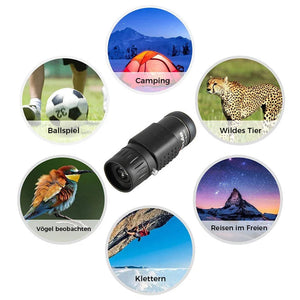 Portable monoculars for outdoor use