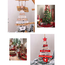 Load image into Gallery viewer, Christmas Tree Wooden Hanging Decoration