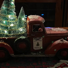 Load image into Gallery viewer, Red farm Truck Christmas Centerpiece