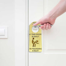 Load image into Gallery viewer, JOKE DO NOT DISTURB ON MY LUNCH BREAK DOOR HANGER
