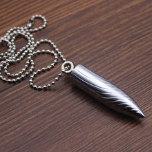 Load image into Gallery viewer, Pendant Lighter Bullet Shaped Necklace