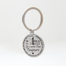 Load image into Gallery viewer, SANK® Porte-clés À MON FILS / MA FILLE (French keychain)