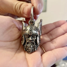 Load image into Gallery viewer, Viking God Guardian Ride Bell Keychain