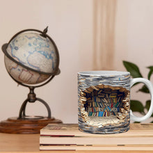 Load image into Gallery viewer, 3D Bookshelf Mug