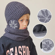 Load image into Gallery viewer, Children&#39;s Winter Fleece Scarf Suit