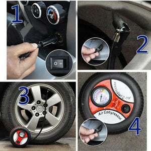 Mini Car Tire Inflator Pump