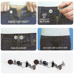 Hirundo No Sew Jean Button Replacement and Extender