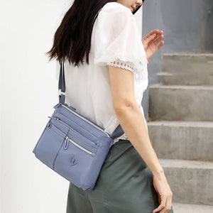 Women Lightweight Multi-Pocket Shoulder Bag