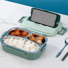 Load image into Gallery viewer, Stainless steel large capacity portable lunch box