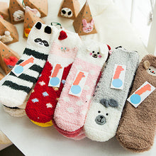 Load image into Gallery viewer, Christmas Gift Box - Cute Plush Socks