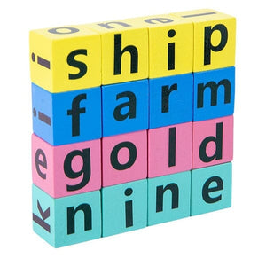 Wooden Crossword Puzzle set