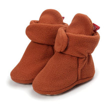 Load image into Gallery viewer, Baby Cozy Fleece Booties with Non Skid Bottom