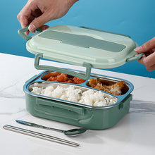 Load image into Gallery viewer, Stainless steel large capacity portable lunch box