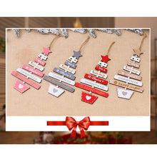 Load image into Gallery viewer, Christmas Tree Wooden Hanging Decoration