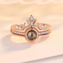 Load image into Gallery viewer, 100 Languages &quot;I LOVE YOU&quot; Necklace &amp; Ring（adjustable）