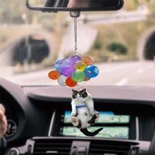 Load image into Gallery viewer, Gift For Cat Lover Cat With Balloon Car Hanging Ornament