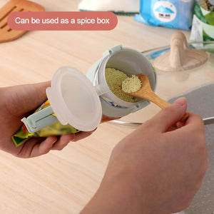 Seal and Pour Food Storage Bag Clip
