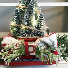 Load image into Gallery viewer, Red farm Truck Christmas Centerpiece