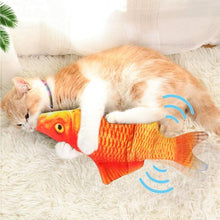 Load image into Gallery viewer, Plush Simulation USB Charging Cat Fish Toy