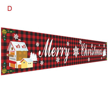 Load image into Gallery viewer, Christmas Outdoor Banner Flag Pulling