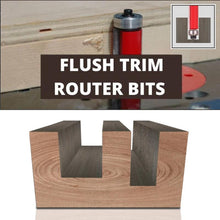 Load image into Gallery viewer, 1/4‘’ Shank Flush Trim Router Bits