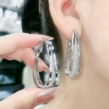 Load image into Gallery viewer, Fashion Oval Earrings