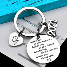 Load image into Gallery viewer, 2021 Keychain Graduation Gifts