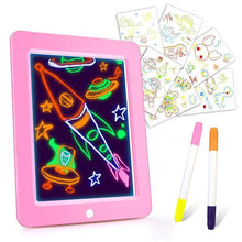 Load image into Gallery viewer, 3D LED Luminous Magic Drawing Pad Toys