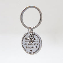 Load image into Gallery viewer, SANK® Porte-clés À MON FILS / MA FILLE (French keychain)