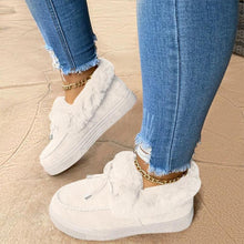 Load image into Gallery viewer, Women&#39;s boots round head thick sole Orthopedic Arch-Support thick warm cotton shoes