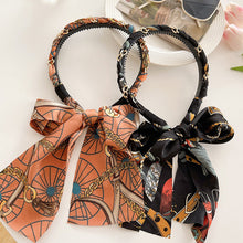 Load image into Gallery viewer, Retro Long Ribbon Headband