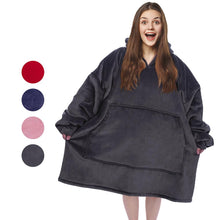 Load image into Gallery viewer, Cozy Hoodie Blanket Oversized Blanket Sweatshirt For Adults &amp; Children