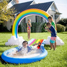Load image into Gallery viewer, Inflatable Water Spray Rainbow Arch