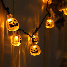 Load image into Gallery viewer, Halloween Pumpkin String Lights