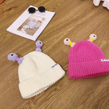Load image into Gallery viewer, 🐸Winter Parent-Child Cute Glowing Little Monster Knit Hat