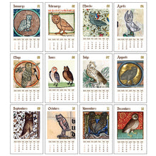 Load image into Gallery viewer, 🦉Weird Medieval Owl Calendar 2024📅
