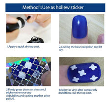 Load image into Gallery viewer, Hollow Nail Stencil DIY Stickers Kit