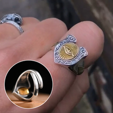 Load image into Gallery viewer, Eye of Horus Men&#39;s Ring