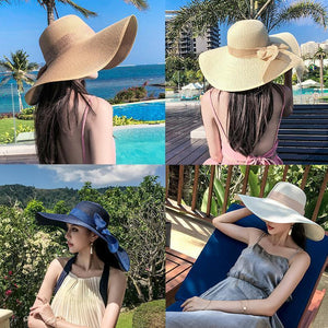 Summer Beach Wide Brim Sun Hats, UPF 50+