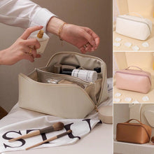Load image into Gallery viewer, PU Portable Travel Cosmetic Storage Bag
